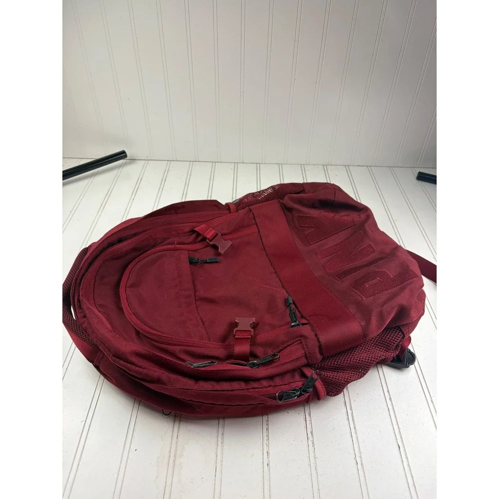 Victoria Secret PINK Collegiate Burgundy Maroon School Large Backpack Bag